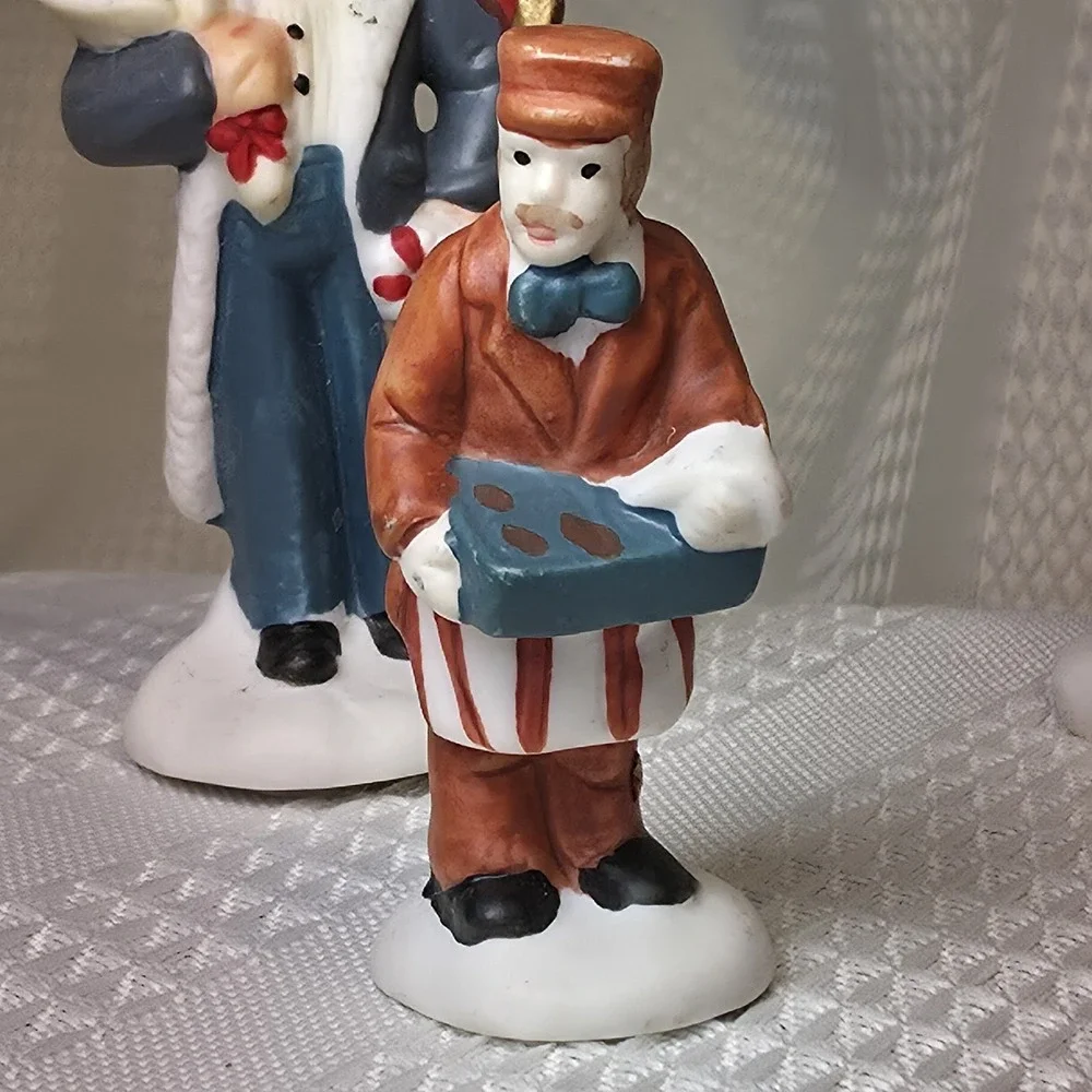 Lemax Christmas Village Vintage Hand Painted Lot‎ Of 6 People Figurines